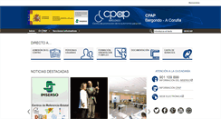 Desktop Screenshot of capbergondo.es